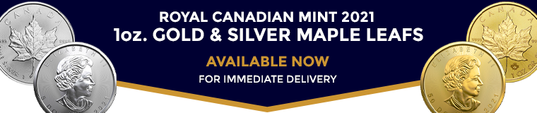 Buy 2021 Royal Canadian Mint Gold and Silver Maple Leafs