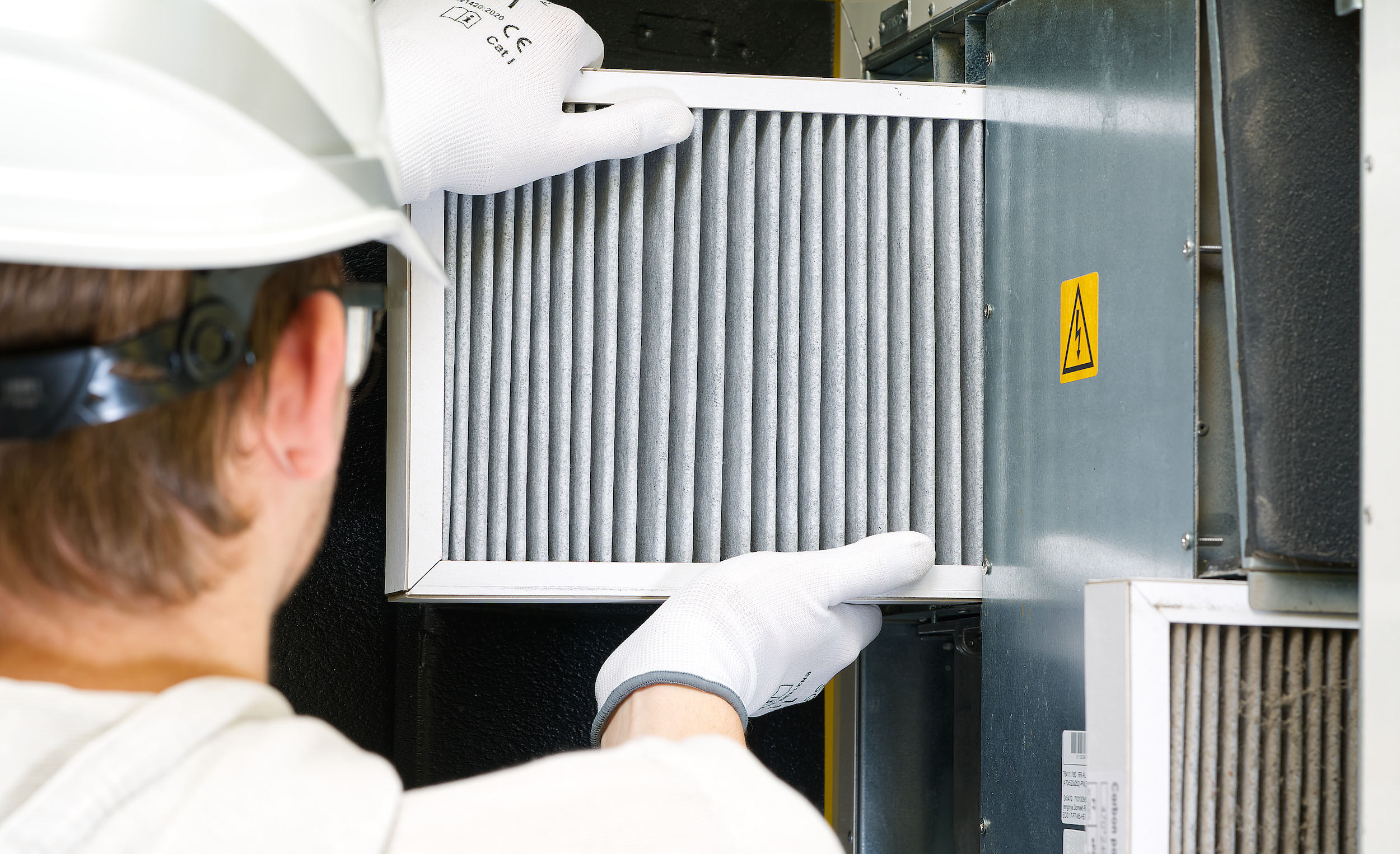 filters of AC units infused with silver purify the air